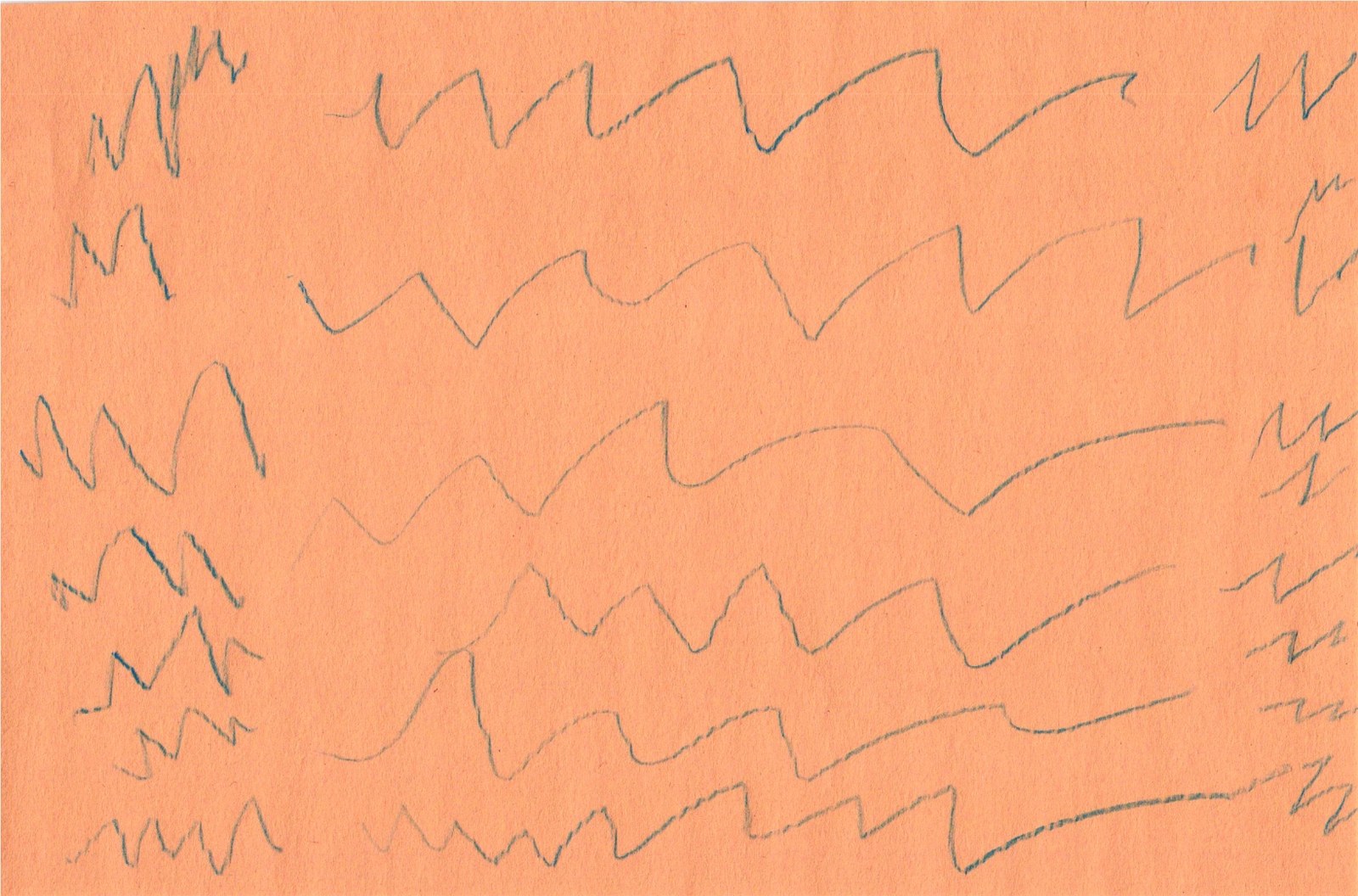 Orange Waves by Gray J.